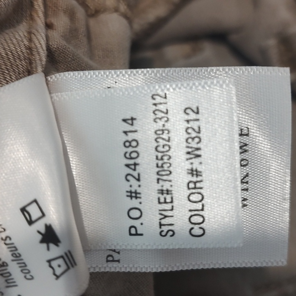 Paige High Rise Wide Leg Moss Taupe Brown Jeans Stretch Sz 26 Inseam 27.75 CARLY - Picture 11 of 12